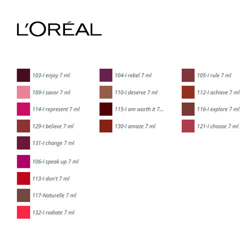 Rouge à Lèvres Signature L'Oréal – Couleur Intense & Tenue
