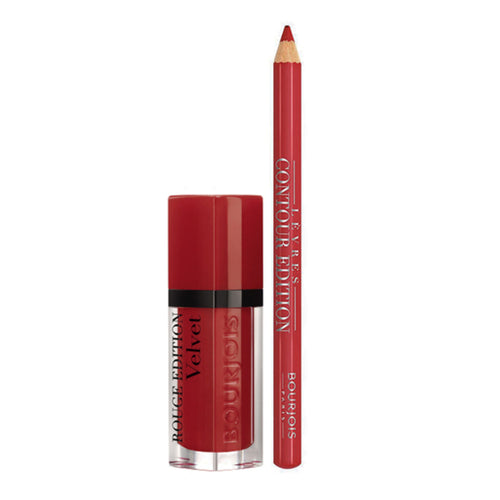 Coffret Rouge Édition Velvet Bourjois – Duo Lèvres Veloutées