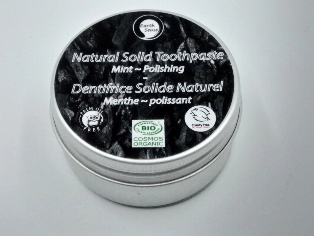 Natural Organic Certified Solid Toothpaste - Gift Set - 1 piece - MADE TO ORDER