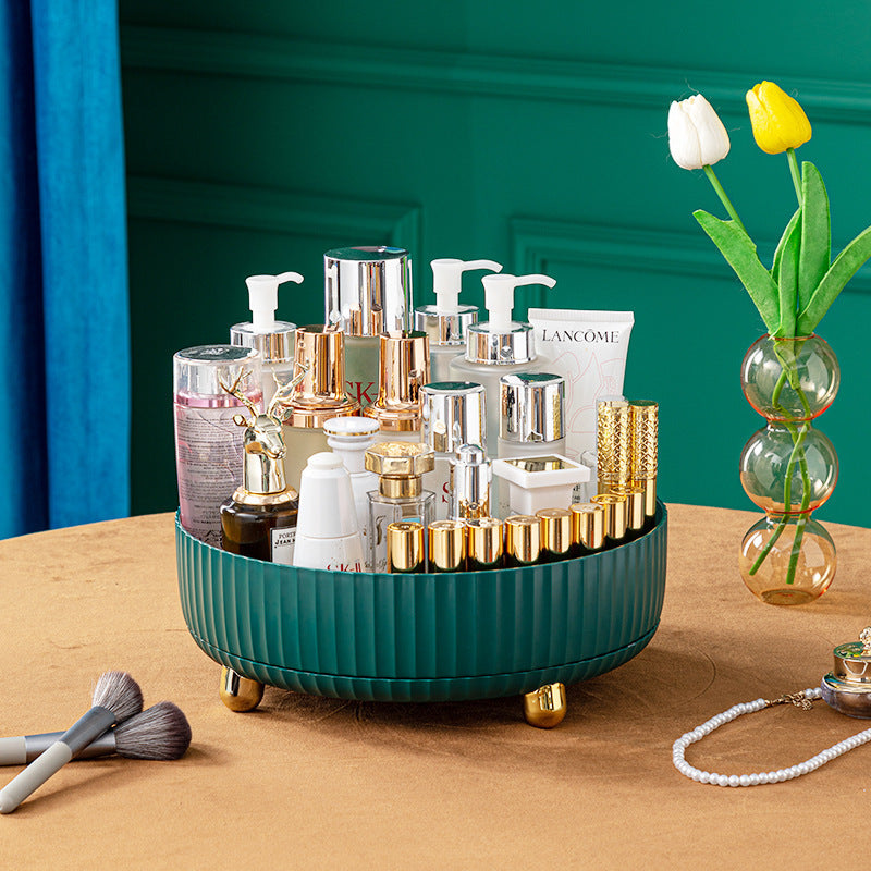 Rangement Rotatif Bureau – Organisateur Soins & Cosmétiques