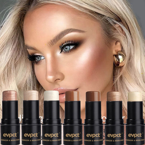 Stick Highlighter & Bronzer Visage – Éclat & Bonne Mine