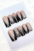 Set Faux Ongles « Black Glam » – Glamour & Audace
