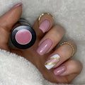 Kit Faux Ongles Nail Art avec Colle & Stickers Gel