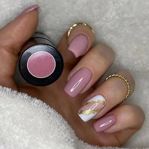 Kit Faux Ongles Nail Art avec Colle & Stickers Gel