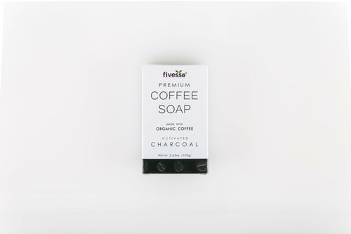 Savon Purifiant au Charbon Activé & Café – Détox Peau