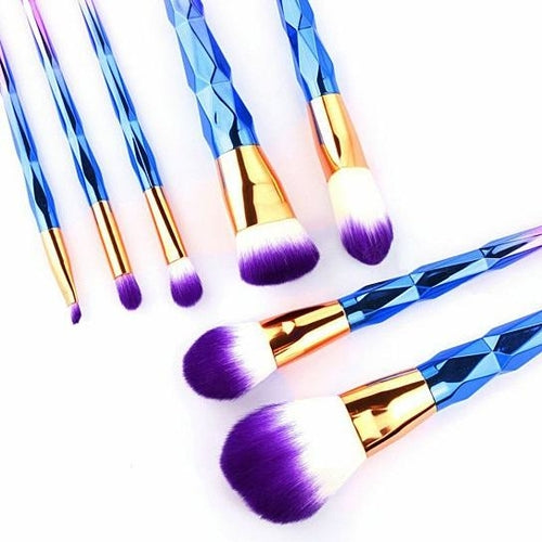 Set de 7 Pinceaux Cosmétiques Unicorn – Collection Exotique