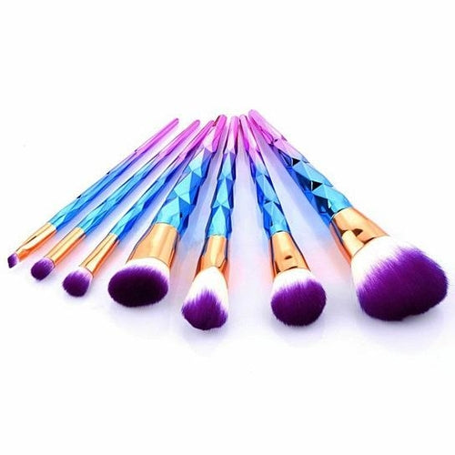 Set de 7 Pinceaux Cosmétiques Unicorn – Collection Exotique